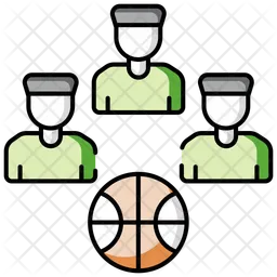 Équipe de basketball  Icône