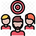 Equipe De Campo De Tiro Grupo De Campo De Tiro Alvo Ícone