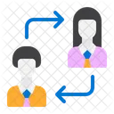 Equipe Colaboracao Comunicacao Ícone