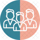 Equipe Negocios Lider Ícone