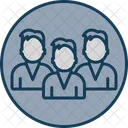 Equipe Negocios Lider Ícone