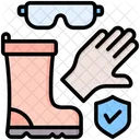 Equipment Security Gloves Icon