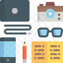 Digital Nomad Freelance Work Icon