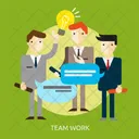 Equipo Trabajo Personas Icono