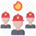 Equipo de bomberos  Icono