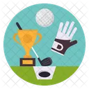 Equipos De Golf Accesorios De Golf Palos De Golf Icono