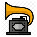 Musica Reproductor Vinilo Icono