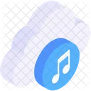 Nube de equipos de música  Icono