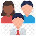 Equipo Trabajo En Equipo Personas Icono