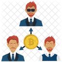 Bitcoin Oficina Equipo Icon