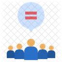 Equity Human Parity Rights Fairness Opinion Icon
