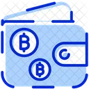 Equivalente De Bitcoin Billetera Billetera De Bitcoin Icon