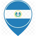 El Salvador Flagge Symbol