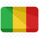 Mali Bandera Pais Icono