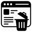 Erase Data  Icon