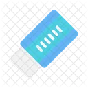 Eraser Colorful Stationery Icon