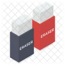 Erasers Rubbers Stationery Icon