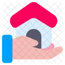 Vermogen Immobilienmakler Haus Symbol