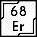 Erbio Tabla Periodica Quimica Icon