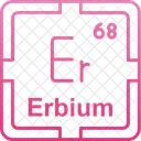 Erbium Preodic Table Preodic Elements Icon