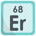 Erbium Periodic Table Chemists Icon