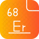 Erbium Periodic Table Chemistry Icon