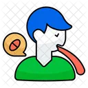 Erbrechen Ubelkeit Erbrechen Symbol