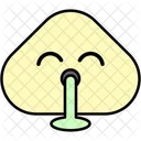 Erbrechen Erbrechen Emoji Symbol