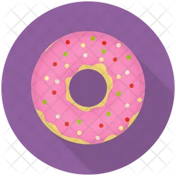 Erdbeer-Donut  Symbol