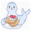 Erdbeerbrot  Symbol