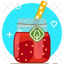 Erdbeere Smoothie Getrank Symbol