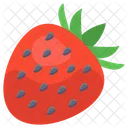 Fragaria Ananas Frisches Obst Symbol