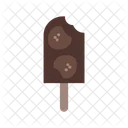 Erdbeere Eis Lolly Symbol