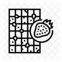Erdbeere Schokolade  Symbol