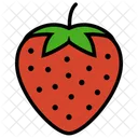 Obst Erdbeeren Erdbeere Symbol