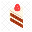 Erdbeerkuchen Shortcake Torte Symbol