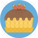 Erdbeere Torte Kuchen Symbol