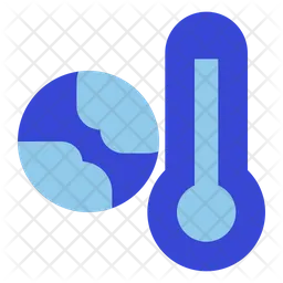 Erde hohe Temperatur  Symbol