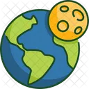 Erde Mond  Symbol