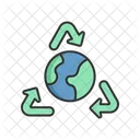 Erde recyceln  Symbol