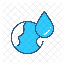 Erde und Wasser  Symbol