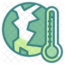Erwärmung der Erde  Symbol