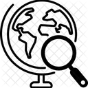 Geographie Globus Karte Symbol