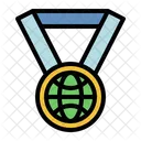 Erdmedaille  Symbol