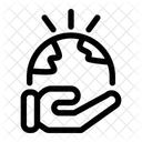 Erde Pflege  Symbol
