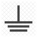 Erdung Erde Stromkreis Symbol