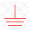 Erdung Erde Stromkreis Symbol