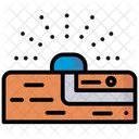 Erdungsrohr Smart Farm Bauernhof Symbol
