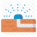 Erdungsrohr Smart Farm Bauernhof Symbol