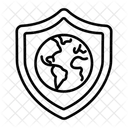Erdungsschild Verschlusselt Sicher Symbol
